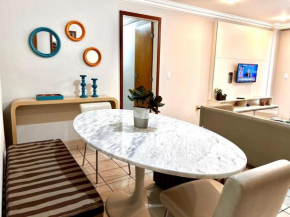 303 FRAM TOWER - incrível 3 qtos, pé na areia, edifício frente mar Praia Morro 2vg
